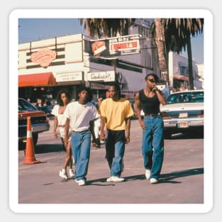 los angeles california people retro Magnet